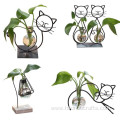 Creation Iron Frame Flower Vase For Home Decoration